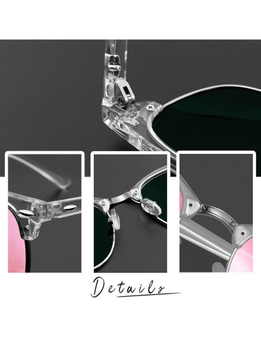 Gafas de sol Joopin unisex polarizadas UV400 medio marco