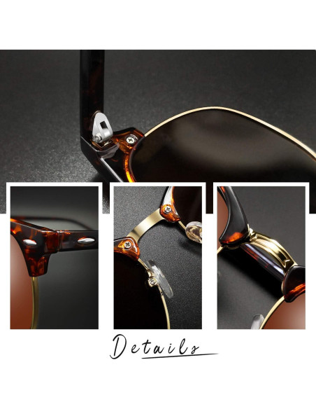 Gafas de sol Joopin H9041 marrón polarizadas UV400 Gafas de sol Joopin H9041 marrón polarizadas UV400