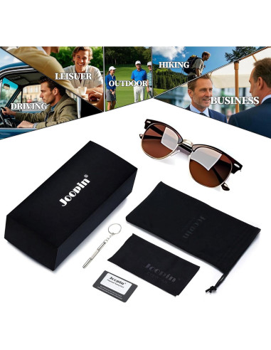 Gafas de sol Joopin H9041 marrón polarizadas UV400