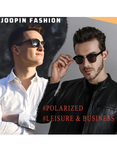 Gafas de sol Joopin unisex polarizadas UV400 medio marco 2