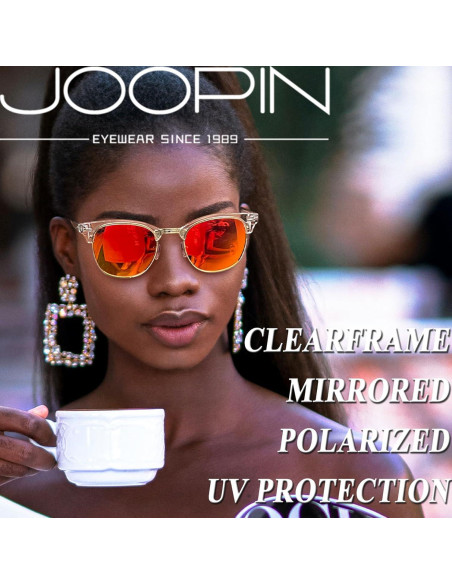 Gafas de sol Joopin H9041 polarizadas UV400 unisex rojas Gafas de sol Joopin H9041 polarizadas UV400 unisex rojas