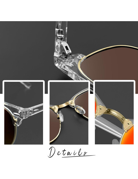 Gafas de sol Joopin H9041 polarizadas UV400 unisex rojas Gafas de sol Joopin H9041 polarizadas UV400 unisex rojas