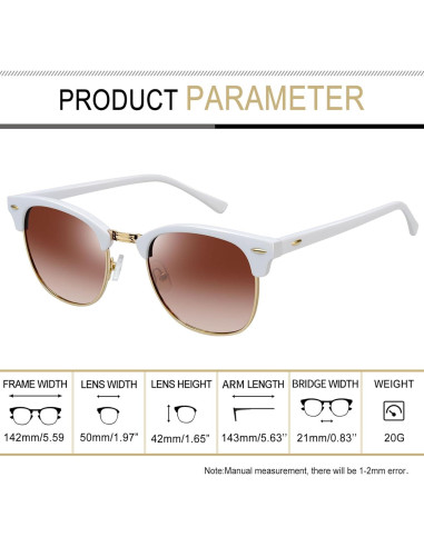 Gafas de sol Joopin H9041 polarizadas UV400 unisex