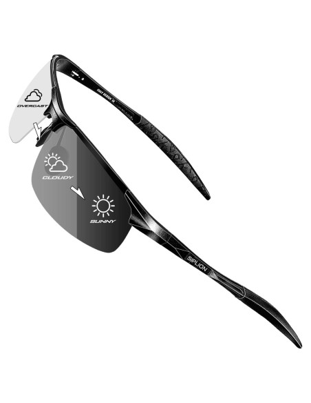 Gafas de sol SIPLION polarizadas para hombres UV400 ligeras