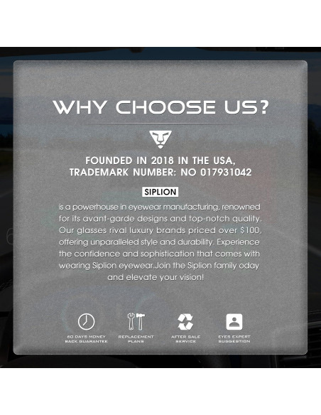 Gafas de sol SIPLION polarizadas para hombres UV400 marco ligero