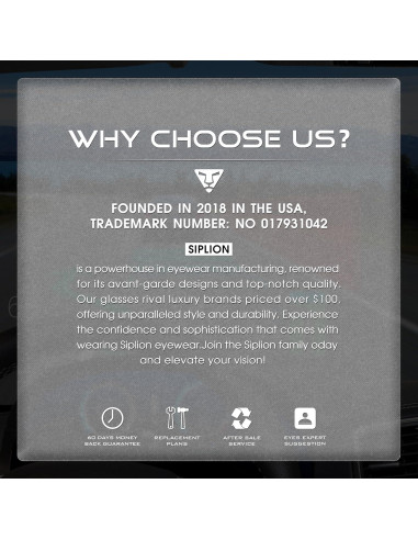 Gafas de sol SIPLION polarizadas para hombres UV400 marco ligero