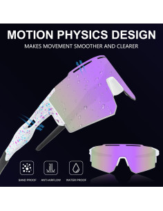 Gafas de Ciclismo OULAIQI 550a Polarizadas UV400 2