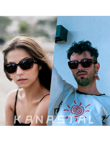 Gafas de Sol KANASTAL Polarizadas UV400 Cuadradas Unisex