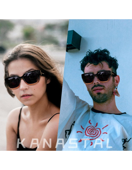 Gafas de Sol KANASTAL Polarizadas UV400 Cuadradas Unisex