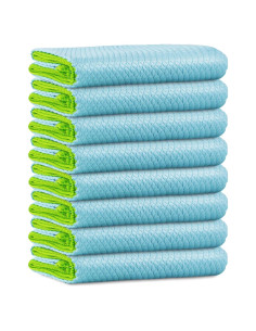 Paño de limpieza Ekedalen 8 unidades microfibra azul