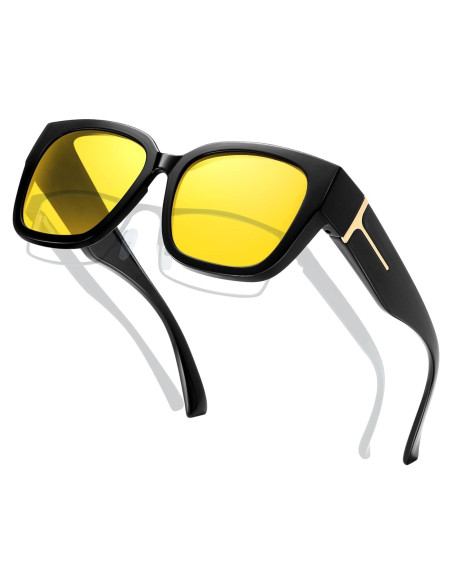 KANASTAL Gafas de Sol Polarizadas UV400 para Sobre Gafas