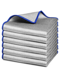 Paño de Microfibra Ekedalen 6 Unidades 30x30 cm Sin Rayas