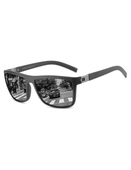 Gafas de sol deportivas PUKCLAR polarizadas UV400 negras