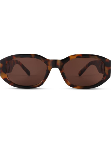 Gafas de sol rectangulares HYCREDI UV400 moda vintage