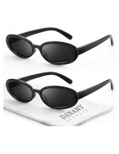 Gafas de sol retro ovaladas DANAMY UV400 para unisex
