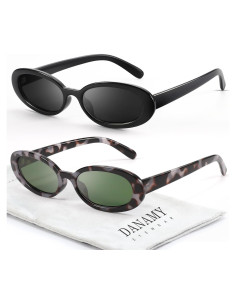 Gafas de sol retro ovaladas DANAMY UV400 unisex