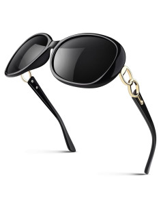 Gafas de sol Sunier para mujeres polarizadas UV400 grandes