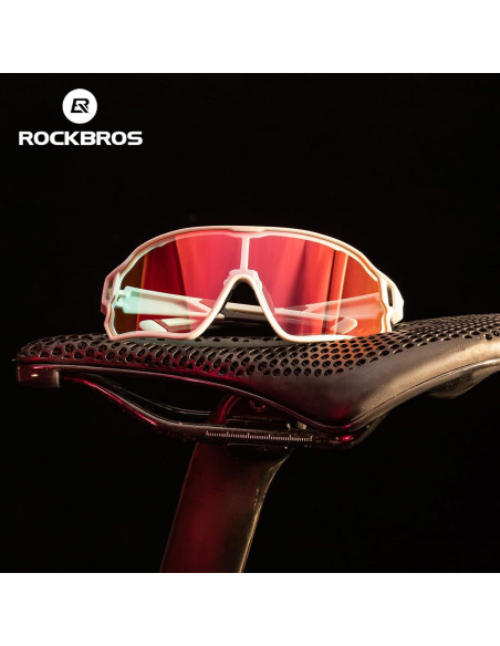 Gafas de sol fotocromáticas ROCKBROS para ciclismo gris
