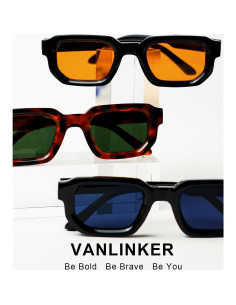 Gafas de Sol VANLINKER Retro UV400 Cuadradas Gruesas VL9823 2
