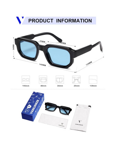 Gafas de Sol VANLINKER VL9823 Retro UV400 Unisex