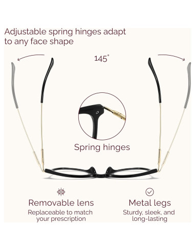 Gafas Anti Luz Azul Gaoye Unisex Marco Redondo UV400