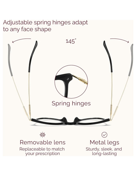 Gafas Anti Luz Azul Gaoye Unisex Marco Redondo UV400