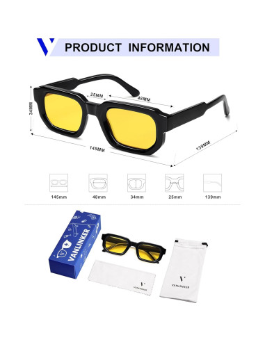 Gafas de Sol VANLINKER VL9823 Retro UV400 Unisex
