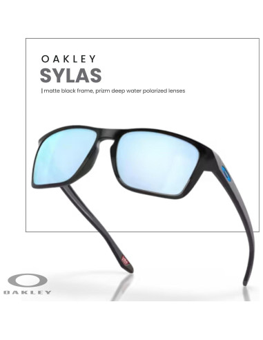 Gafas de sol Oakley Sylas OO9448 para hombres + correa + kit