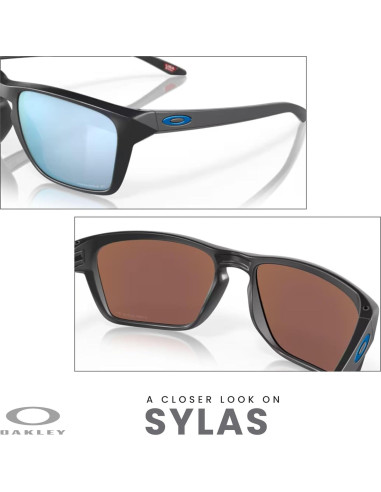 Gafas de sol Oakley Sylas OO9448 para hombres + correa + kit