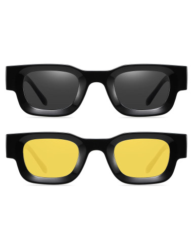 Gafas de Sol Polarizadas AIEYEZO Rectangulares Unisex