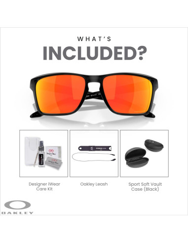 Gafas de sol Oakley Sylas OO9448 Tinta negra Prizm Ruby
