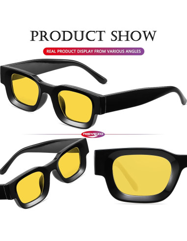 Gafas de Sol Polarizadas AIEYEZO Rectangulares Unisex