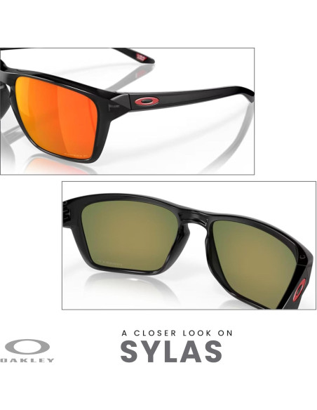 Gafas de sol Oakley Sylas OO9448 Tinta negra Prizm Ruby