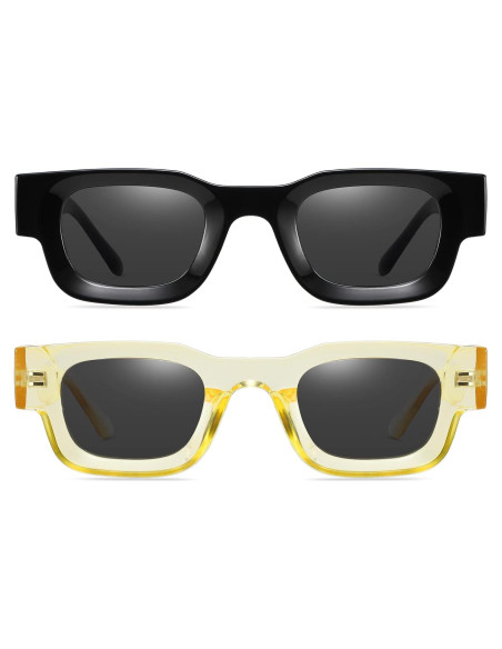 AIEYEZO Gafas de Sol Rectangulares Polarizadas UV400