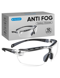 Gafas de Seguridad TICONN Antiempañantes UV Ajustables