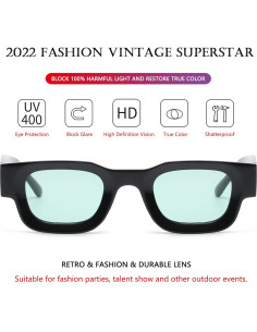 Gafas de Sol Polarizadas AIEYEZO Rectangulares 44mm UV400 2