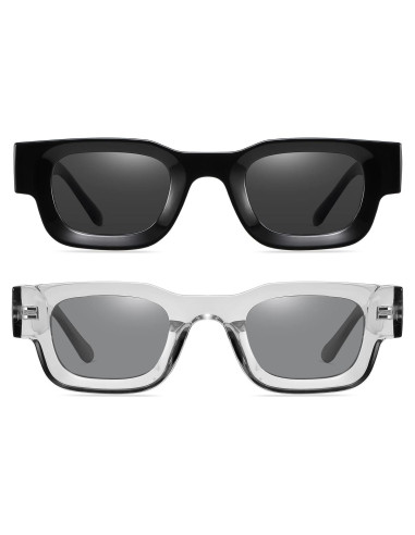 AIEYEZO Gafas de Sol Rectangulares Polarizadas Unisex