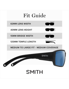 Gafas de sol SMITH Hookset Polarizadas Espejo Azul 2