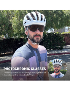 Gafas de Ciclismo Fotoquímicas SCVCN UV400 Antideslizantes 2