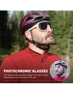 Gafas de Ciclismo Fotoquímicas SCVCN UV400 Antideslizantes 2