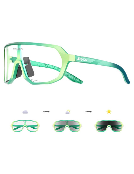 Gafas de Ciclismo SCVCN Fotoquímicas UV400 Antideslizantes