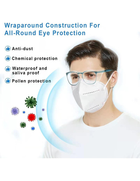 Gafas de Seguridad SQIMZAR Antiempañamiento y UV