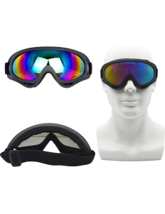 Gafas de Motocicleta LJDJ - Paquete de 2 - UV 400 2