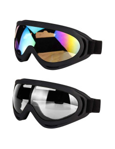 Gafas de Motocicleta LJDJ - Paquete de 2 - UV400