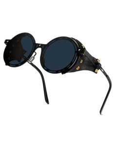 Gafas de sol retro redondas Technigadgets con protección lateral