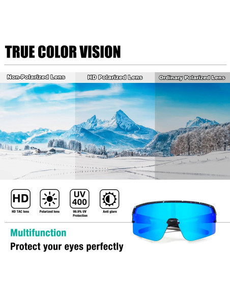 Gafas de Ciclismo AVV Polarizadas UV400 Azul Cielo