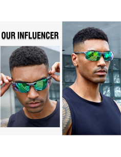 Gafas de sol deportivas DUCO 8177 polarizadas UV400 2