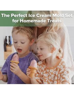 Moldes de Helado de Silicona Haakaa - Reutilizables y BPA Free 2