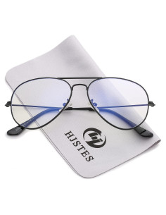 Gafas de Aviador HJSTES Anti Luz Azul Marco Clásico