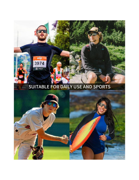 Gafas de sol deportivas Rosemal 7121A polarizadas UV400